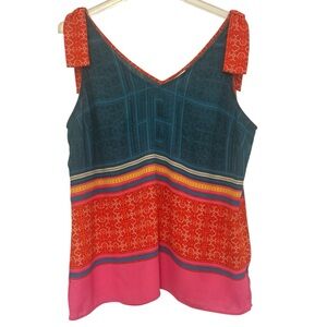CAbi Multicolor Sleeveless Tank Top